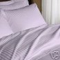 1000TC STRIPE FLAT SHEET & LILAC COLOR - 100% EGYPTIAN COTTON