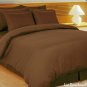 1000TC STRIPE DUVET SET & CHOCOLATE COLOR - 100% EGYPTIANCOTTON