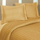1000TC STRIPE DUVET SET & GOLD COLOR - 100% EGYPTIANCOTTON