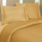 1000TC STRIPE DUVET SET & GOLD COLOR - 100% EGYPTIANCOTTON