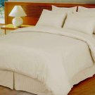 1000TC STRIPE DUVET SET & IVORY COLOR - 100% EGYPTIANCOTTON