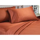 1000TC SOLID DUVET SET & BRICK RED COLOR - 100% EGYPTIANCOTTON
