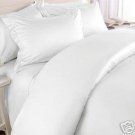 1000TC SOLID DUVET SET & WHITE COLOR - 100% EGYPTIANCOTTON