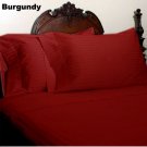 1000TC STRIPE BURGUNDY COLOR SHEET SET OLYMPIC QUEEN SIZE - 100% EGYPTIAN COTTON