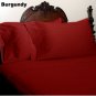 1000TC STRIPE BURGUNDY COLOR SHEET SET OLYMPIC QUEEN SIZE - 100% EGYPTIAN COTTON