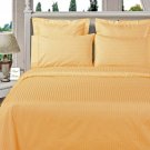 1000TC STRIPE GOLD COLOR SHEET SET OLYMPIC QUEEN SIZE - 100% EGYPTIAN COTTON