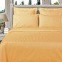 1000TC STRIPE GOLD COLOR SHEET SET OLYMPIC QUEEN SIZE - 100% EGYPTIAN COTTON