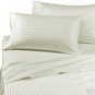 1000TC STRIPE IVORY COLOR SHEET SET OLYMPIC QUEEN SIZE - 100% EGYPTIAN COTTON