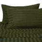 1000TC STRIPE MOSS COLOR SHEET SET OLYMPIC QUEEN SIZE - 100% EGYPTIAN COTTON