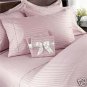 1000TC STRIPE PINK COLOR SHEET SET OLYMPIC QUEEN SIZE - 100% EGYPTIAN COTTON