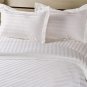 1000TC STRIPE WHITE COLOR SHEET SET OLYMPIC QUEEN SIZE - 100% EGYPTIAN COTTON