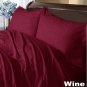 1000TC STRIPE WINE COLOR SHEET SET OLYMPIC QUEEN SIZE - 100% EGYPTIAN COTTON