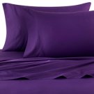 1000TC SOLID PURPLE COLOR SHEET SET OLYMPIC QUEEN SIZE - 100% EGYPTIAN COTTON