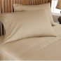 1000TC SOLID TAUPE COLOR SHEET SET OLYMPIC QUEEN SIZE - 100% EGYPTIAN COTTON