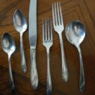 QUEEN BESS II PATTERN 1946 TUDOR PLATE ONEIDA COMMUNITY  6 Item Mixed Lot