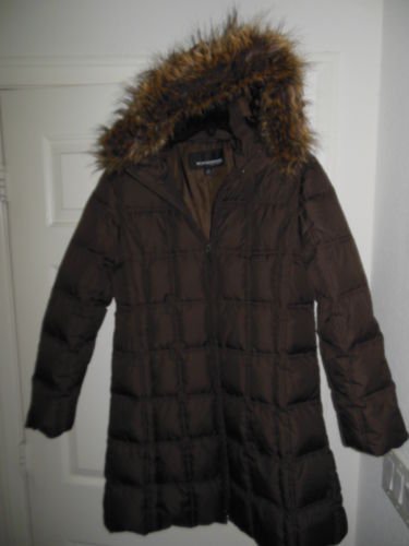 Down Coat Hooded Parka Weatherproof Garment Co Junior Size L