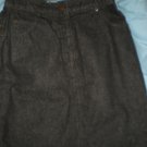 BLACK DENIM STRAIGHT SKIRT by RTWD Ready to Wind Down Sz 10