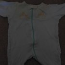 Gerber Infant baby boy or girl long sleeved Sleeper Size NB Newborn
