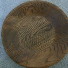 OAK WOOD decorative BOWL Rustic Oak 10 ½” across