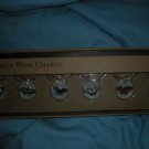 SET OF 6 ROUND BUTTERLY WINE GLASS CHARMS Great for House Party Guests!!