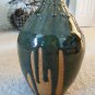 Drip glazed pottery vase signed Seline on bottom