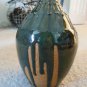 Drip glazed pottery vase signed Seline on bottom
