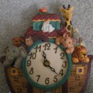 GANZ BRAND NOAH’S ARK BABY INFANT NURSERY  WALL CLOCK BIBLE THEME