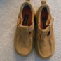 Girls size 2M  MUDD Brand Sand color Velcro closure Suede shoe