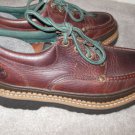 MENS BROWN LEATHER GEORGIA BOOT BRAND WORK SHOE SIZE 7M
