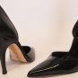 KENNETH COLE NEW YORK PUMP, Made in Spain LEATHER & PATENT LEATHER BLACK SIZE 7M