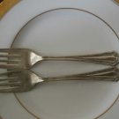 ALPHA  PATTERN 1915 by FAIRFIELD  2 Salad Forks