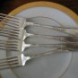 LA TOURAINE Pattern 1920 Anchor Rogers International Silver 4 Forks