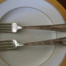 Kid 1 Pattern 1927 by KIRKWOOD silverplate 2 Dinner Forks