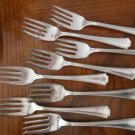 KNP1- 1910 BY KENILWORTH 8 Salad Forks Silverplate