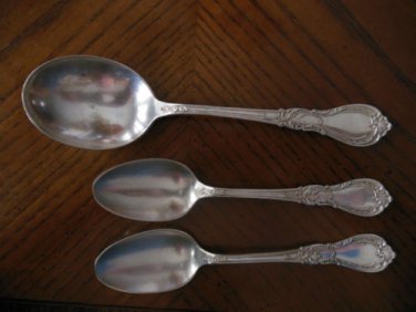 WILLIAM ROGERS X12 Pattern Unknown Triple Plate 3 items mixed lot