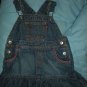 CARTERS BLUE DENIM JEAN JUMPER SIZE 12 MOS