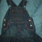 CARTERS BLUE DENIM JEAN JUMPER SIZE 12 MOS