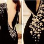 Beaded V-Back