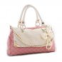 Casual PU Leather and Bow Faux Pearls Design Women's Tote