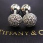 TIFFANY AND CO. CUFF LINKS ~ PLATINUM  AND DIAMONDS ~ 2.00CT ~ AVANTE GUARD ~ NEW IN THE BOX !!