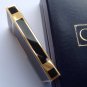 CARAN d ACHE LIGHTER ~ CHINA  LACQUER BLACK ~  18 K GOLD LIGHTER ~ STUNNING !