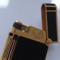 CARAN d ACHE LIGHTER ~ CHINA LACQUER BLACK ~ 18 K GOLD LIGHTER ~ STUNNING !