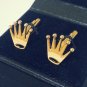 FASHION CUFF LINKS ~ 18 K GOLD ~ DESIGNER STYLE ~ NIB !!!