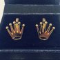 FASHION CUFF LINKS ~ 18 K GOLD ~ DESIGNER STYLE ~ NIB !!!