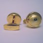 FASHION CUFF LINKS ~ 18 K GOLD ~ DESIGNER STYLE ~ NIB !!!