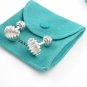 TIFFANY AND CO. ~ CUFF LINKS  NAUTICAL COLLECTOR SERIES ~ SHELLS ~ ULTRA RARE ~ STUNNING !!!