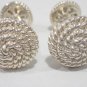 TIFFANY AND CO. ~ CUFF LINKS  NAUTICAL COLLECTOR SERIES ~ SILVER ROPE ~ ULTRA RARE ~