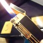 CARAN d ACHE LIGHTER ~ CHINA LACQUER BLACK ~ 18 K GOLD LIGHTER ~ STUNNING !