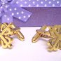 FASHION CUFF LINKS ~ 18 K GOLD ~ DESIGNER STYLE !!!