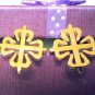 FASHION CUFF LINKS ~ 18 K GOLD ~ DESIGNER STYLE !!!